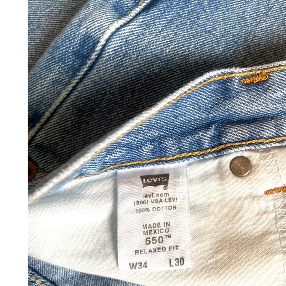 LEVIS 550 mens relaxed jeans - Picture 3 of 6